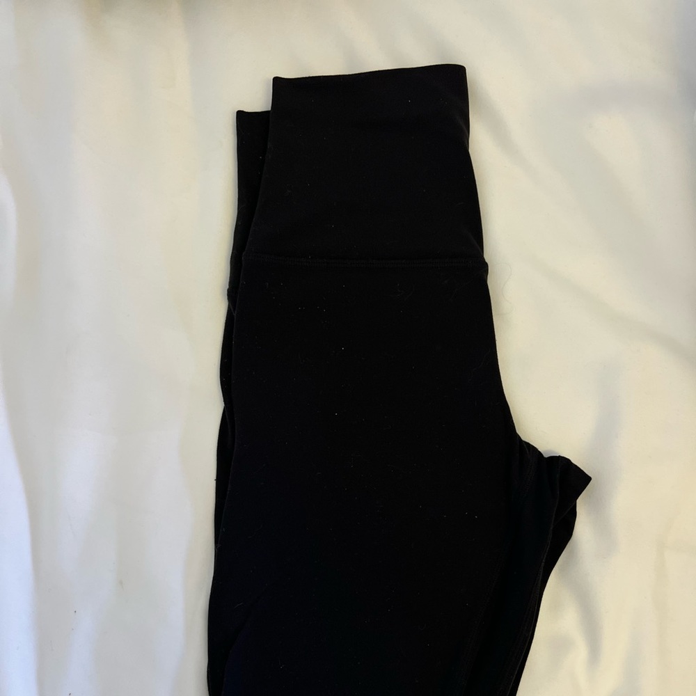 Black lululemon high rise align leggings size 4